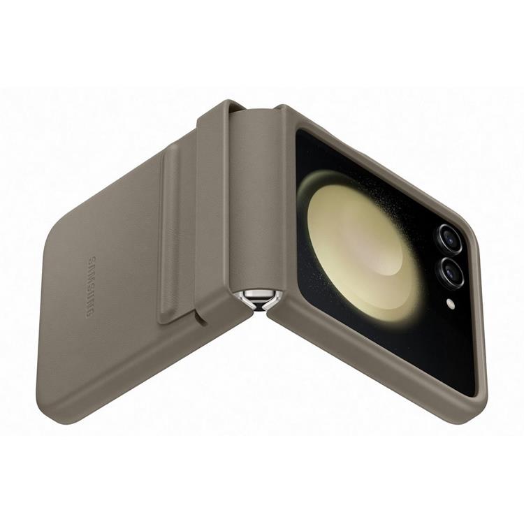 Samsung Mobilskal till Samsung Galaxy Z Flip 5 Ekologisk Läder - Brun