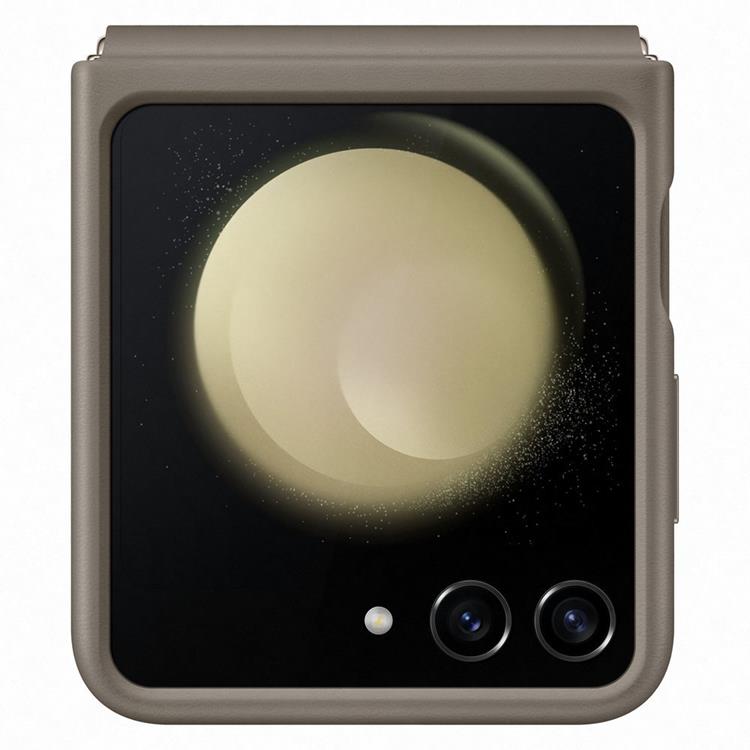 Samsung Mobilskal till Samsung Galaxy Z Flip 5 Ekologisk Läder - Brun