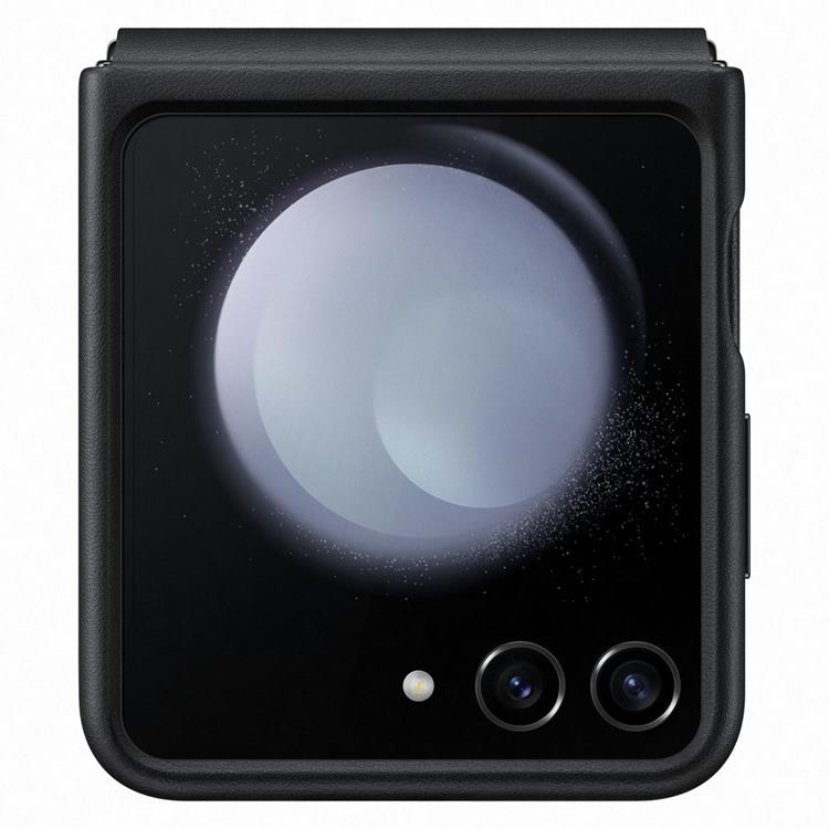 Samsung Mobilskal till Samsung Galaxy Z Flip 5 Ekologisk Läder - Svart