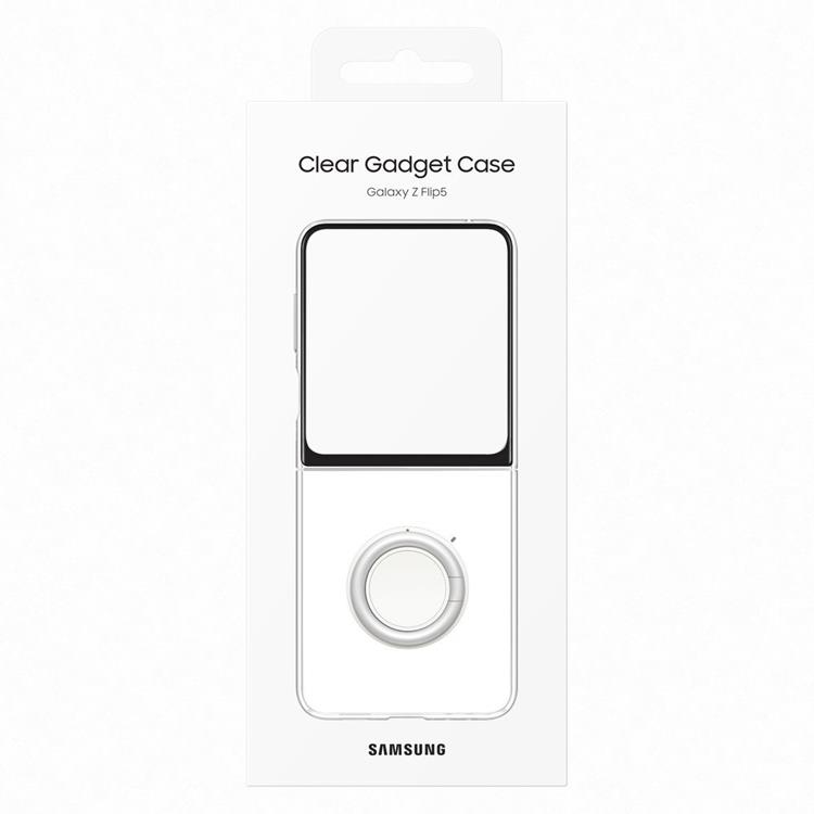 Samsung Samsung Galaxy Z Flip 5 Mobilskal Silikon Gadget - Clear