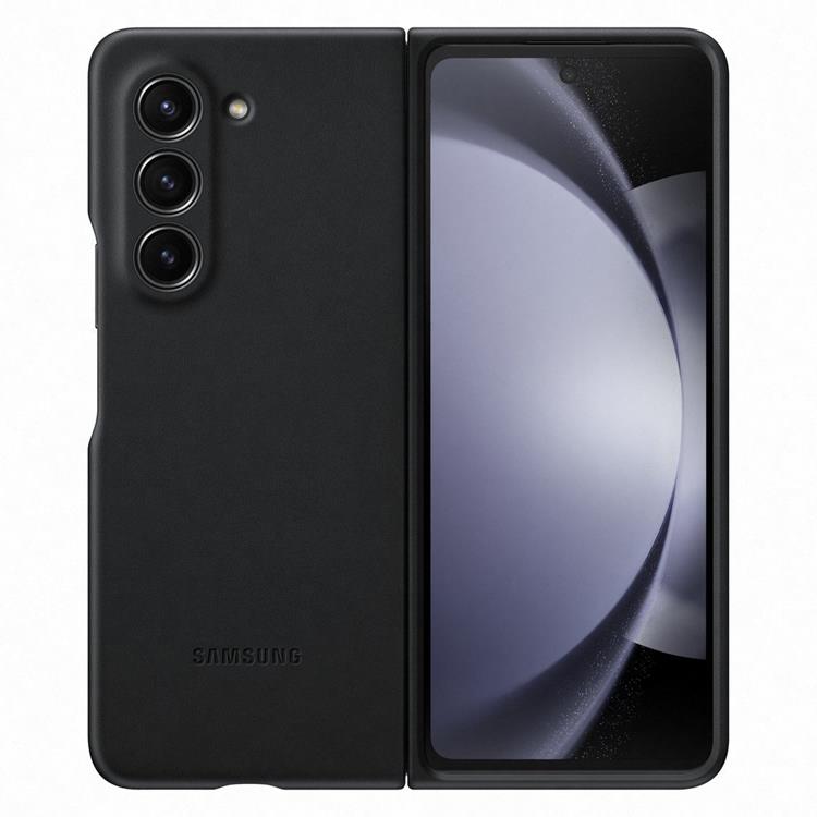 Samsung Mobilskal till Samsung Galaxy Z Fold 5 PU Läder - Svart