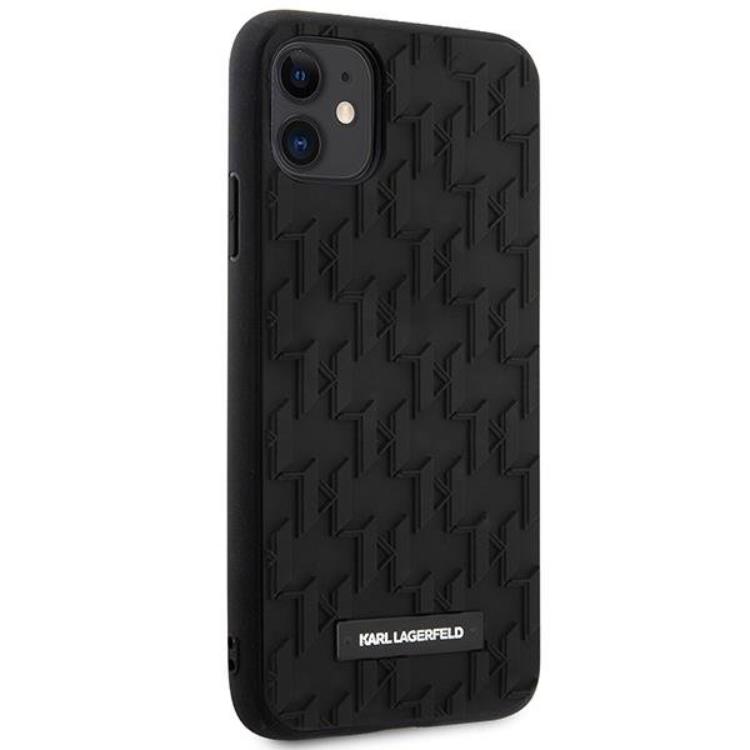 KARL LAGERFELD Karl Lagerfeld Mobilskal till iPhone 11/XR 3D Monogram - Svart