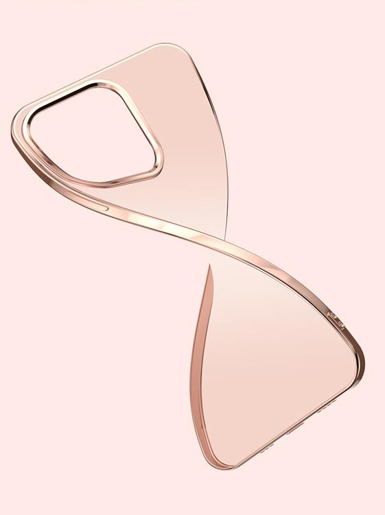 OEM Mobilskal till iPhone 14 Pro Ringhållare Electroplating Kickstand - Lila