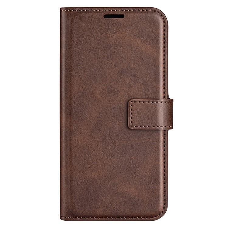 A-One Brand iPhone 15 Plus Plånboksfodral Calf Flip Folio - Brun