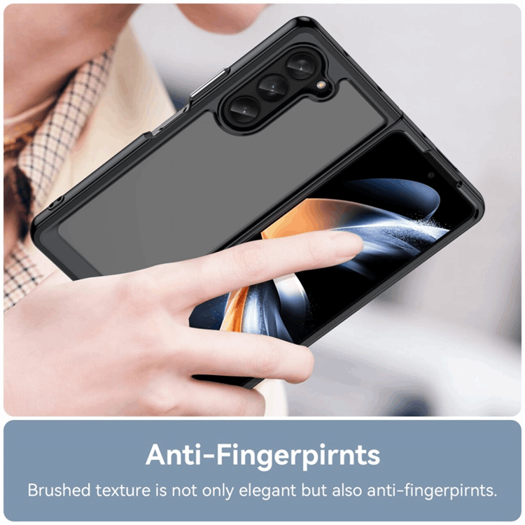 OEM Mobilskal till Galaxy Z Fold 5 Acrylic TPU - Svart