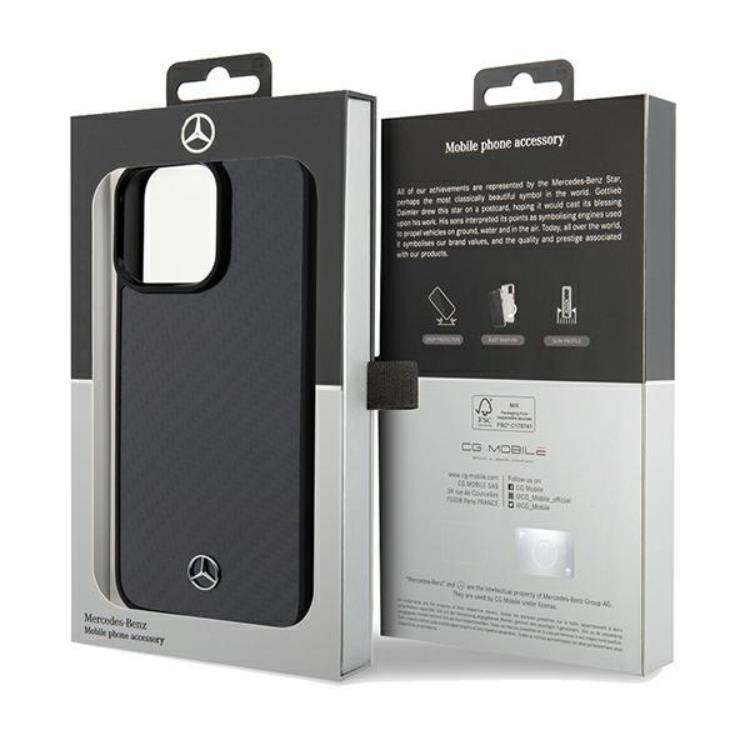 Mercedes Mercedes iPhone 15 Pro Max Mobilskal Carbon Fiber Dynamic Line