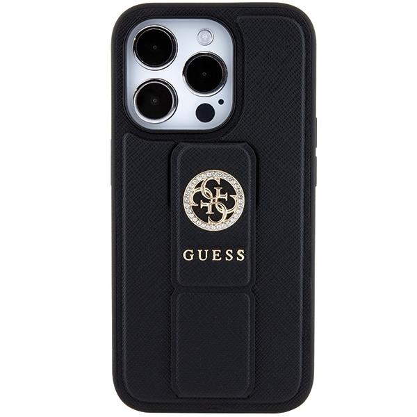 Guess Guess Mobilskal till iPhone 15 Pro Max Grip Stand Saffiano Strass