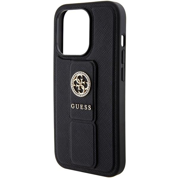 Guess Guess Mobilskal till iPhone 15 Pro Max Grip Stand Saffiano Strass