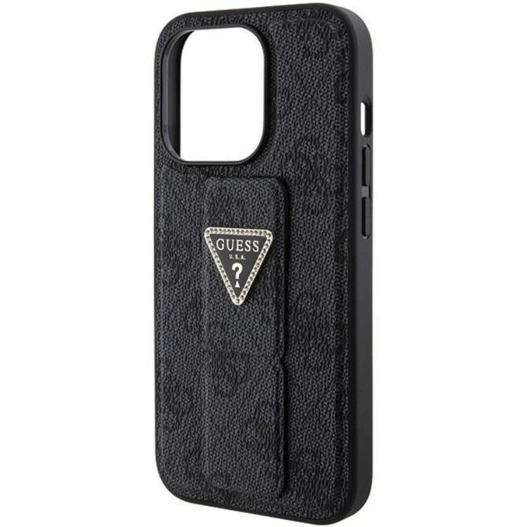 Guess Guess Mobilskal till iPhone 15 Pro Max Grip Stand Triangle Strass