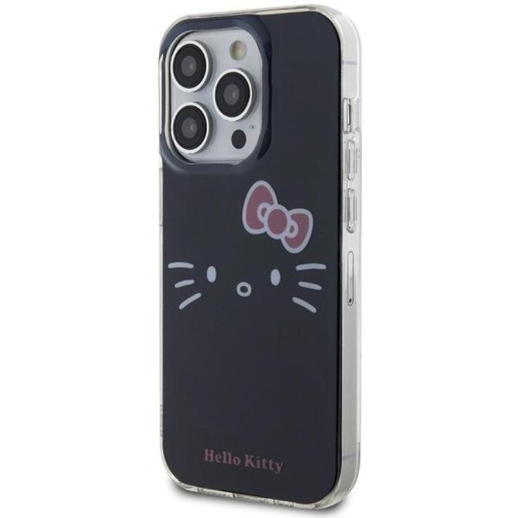 Hello Kitty Hello Kitty Mobilskal till iPhone 15 Pro Max IML Kitty Face - Svart