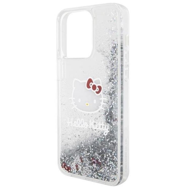 Hello Kitty Hello Kitty Mobilskal till iPhone 15 Pro Max Liquid Glitter Charms
