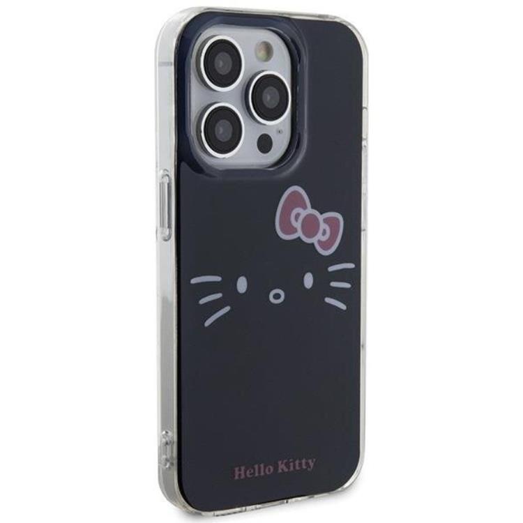 Hello Kitty Hello Kitty Mobilskal till iPhone 15 Pro IML Kitty Face - Svart