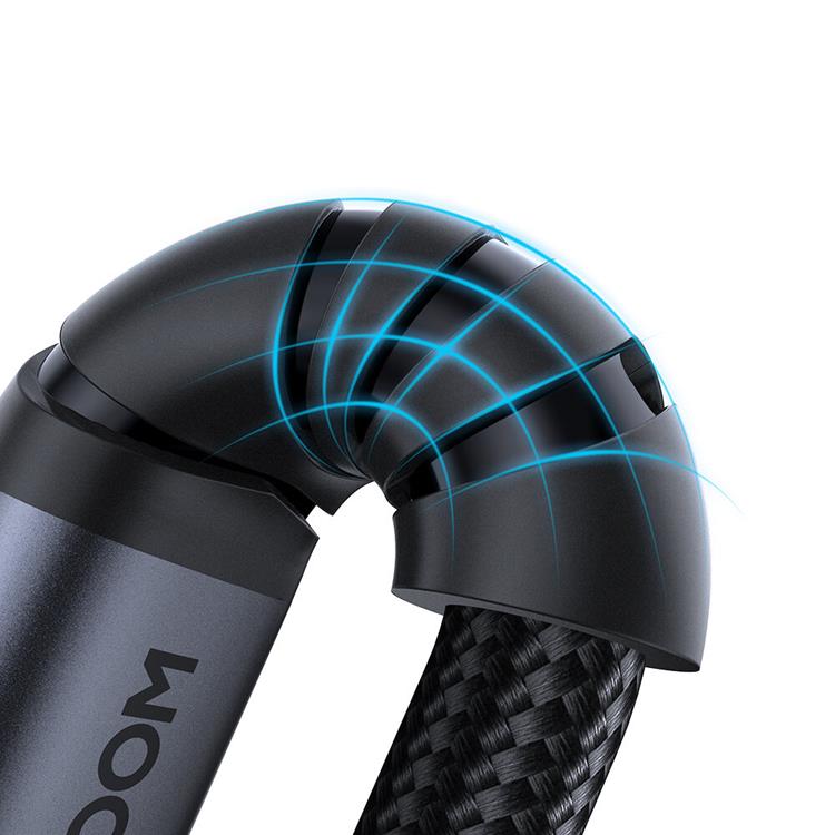 Joyroom Joyroom Stereo Ljud kabel AUX 3.5 mm minijack 1.2m (SY-A08) - Svart