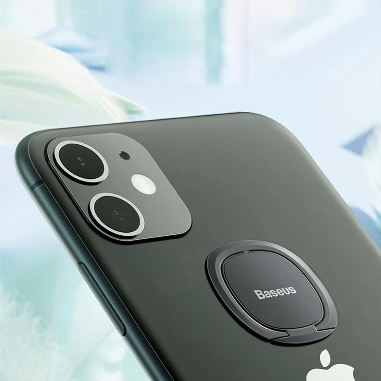 BASEUS Baseus Ringhållare Ultra-Thin Self-adhesive kickstand - Silver