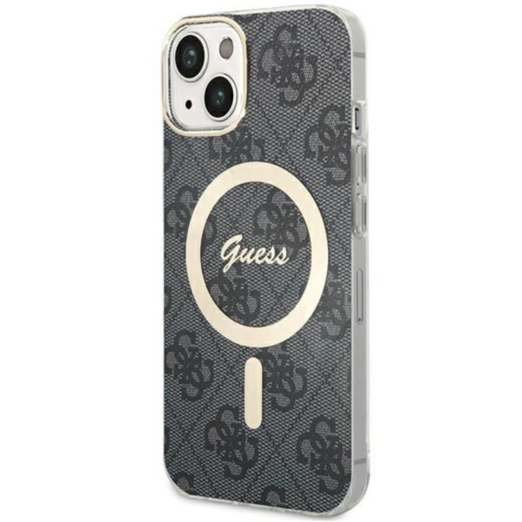 Guess Guess Mobilskal till iPhone 15 Magsafe IML - Svart
