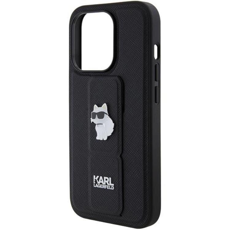 KARL LAGERFELD Karl Lagerfeld Mobilskal till iPhone 15 Pro Max Gripstand Saffiano