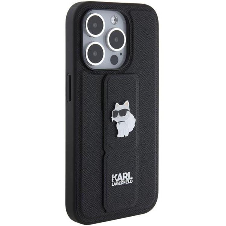 KARL LAGERFELD Karl Lagerfeld Mobilskal till iPhone 15 Pro Gripstand Saffiano Pins