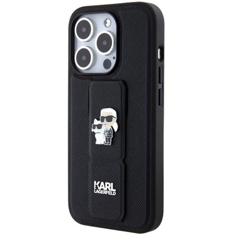 KARL LAGERFELD Karl Lagerfeld Mobilskal till iPhone 15 Pro Max Gripstand Pins