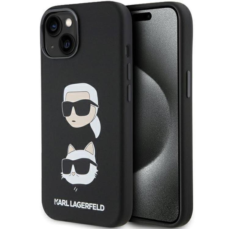 KARL LAGERFELD Karl Lagerfeld iPhone 15/14 Plus Mobilskal Silikon Karl&Choupette