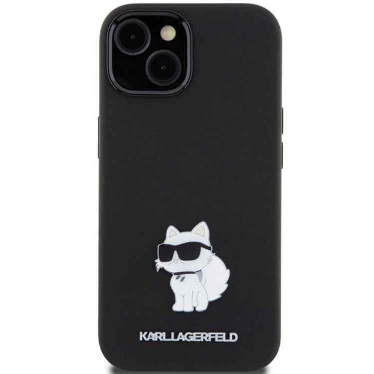 KARL LAGERFELD KARL LAGERFELD Mobilskal till iPhone 15/14 Plus Silikon Metal Pin