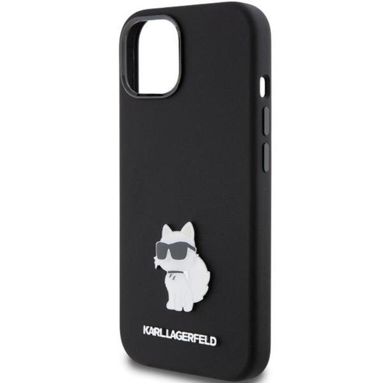 KARL LAGERFELD KARL LAGERFELD Mobilskal till iPhone 15/14 Plus Silikon Metal Pin