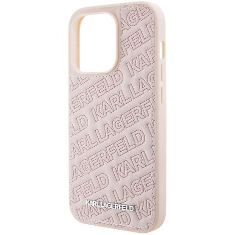 KARL LAGERFELD KARL LAGERFELD Mobilskal till iPhone 15 Pro Quilted K Pattern