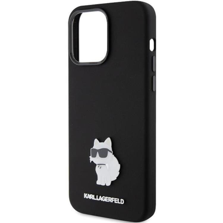 KARL LAGERFELD KARL LAGERFELD Mobilskal till iPhone 15 Pro Silikon Metal Pin