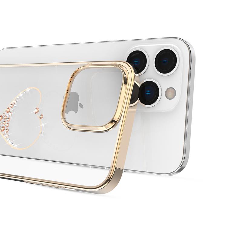 Kingxbar Kingxbar iPhone 14 Plus Skal Wish - Guld Crystals