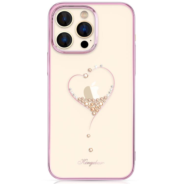 Kingxbar Kingxbar iPhone 14 Plus Skal Wish - Rosa Crystals