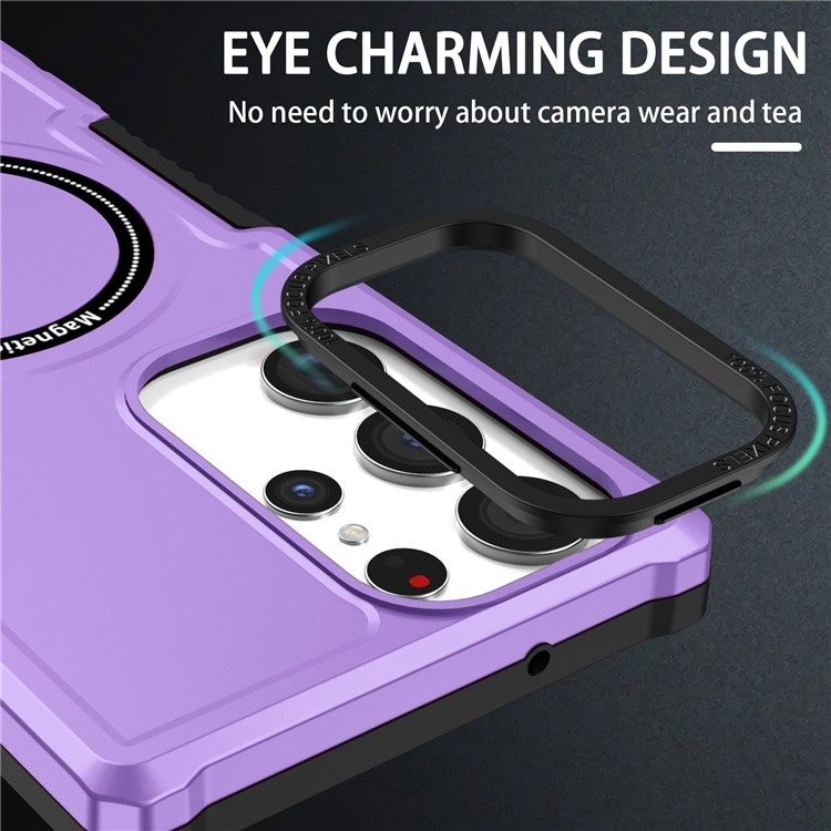 OEM Galaxy S23 Ultra Skal Magsafe Anti Drop - Lila