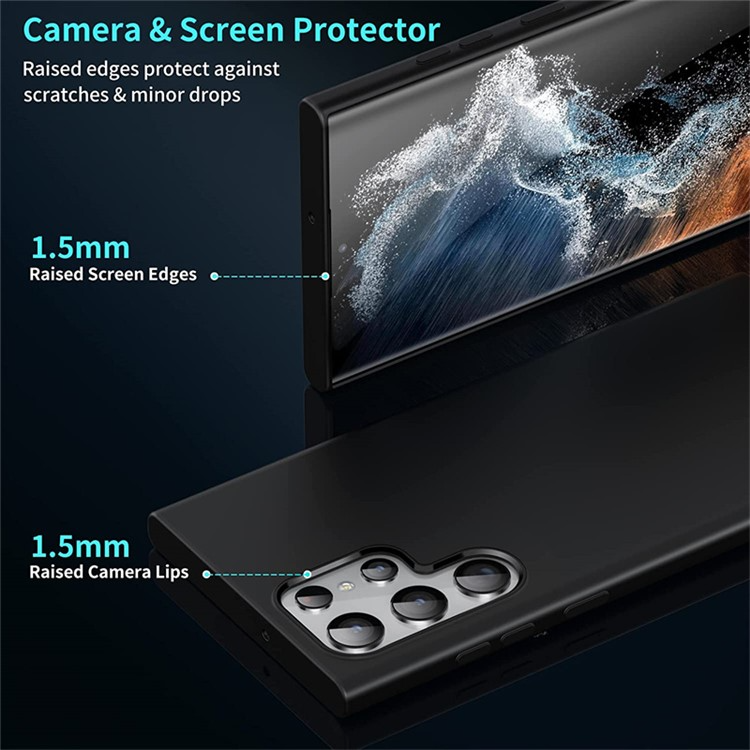 OEM Galaxy S23 Ultra Skal Magsafe Liquid Rubberized - Svart