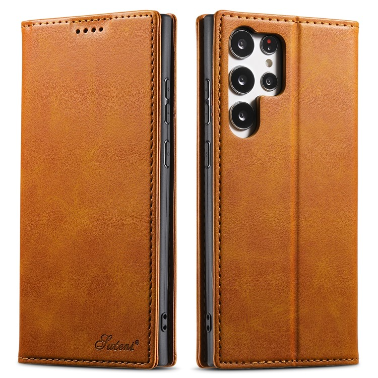 SUTENI SUTENI Galaxy S23 Ultra Plånboksfodral Kickstand Flip - Khaki