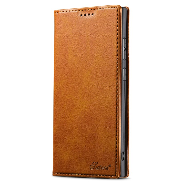 SUTENI SUTENI Galaxy S23 Ultra Plånboksfodral Kickstand Flip - Khaki