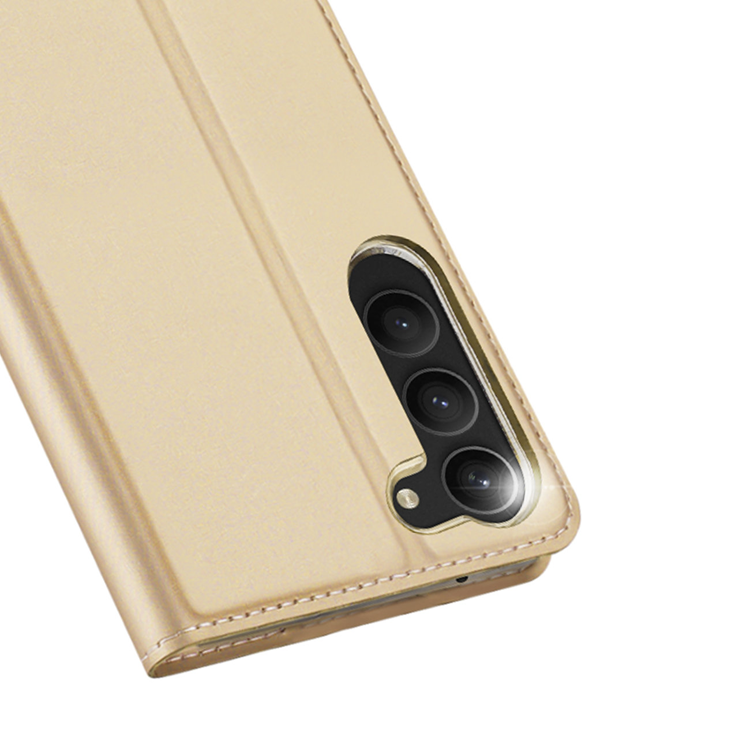Dux Ducis Dux Ducis Galaxy S23 Plus Plånboksfodral Skin Series - Guld