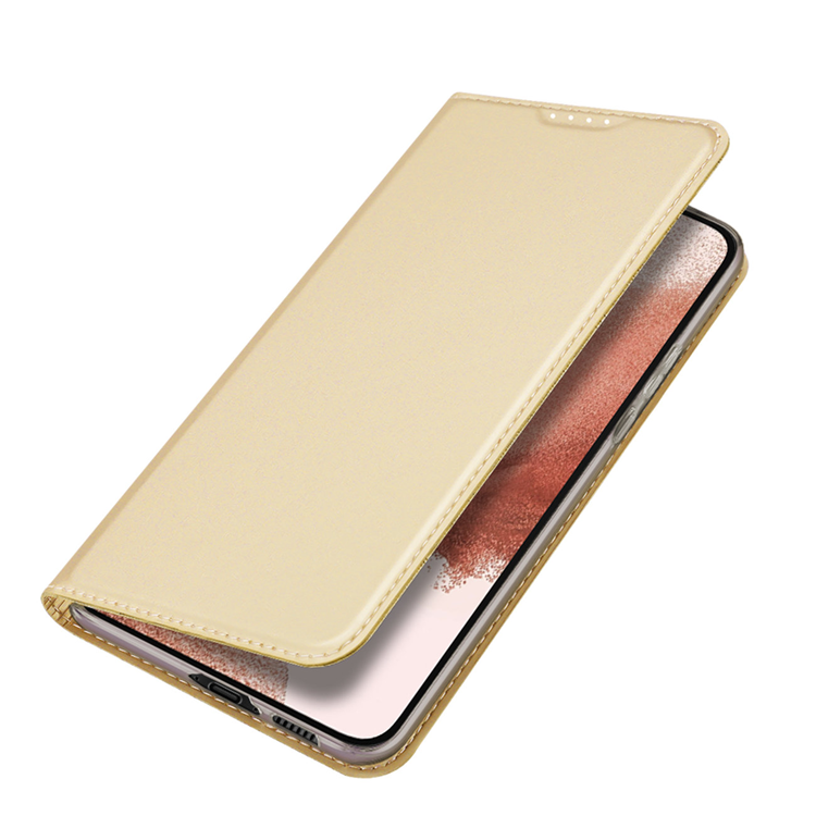 Dux Ducis Dux Ducis Galaxy S23 Plus Plånboksfodral Skin Series - Guld
