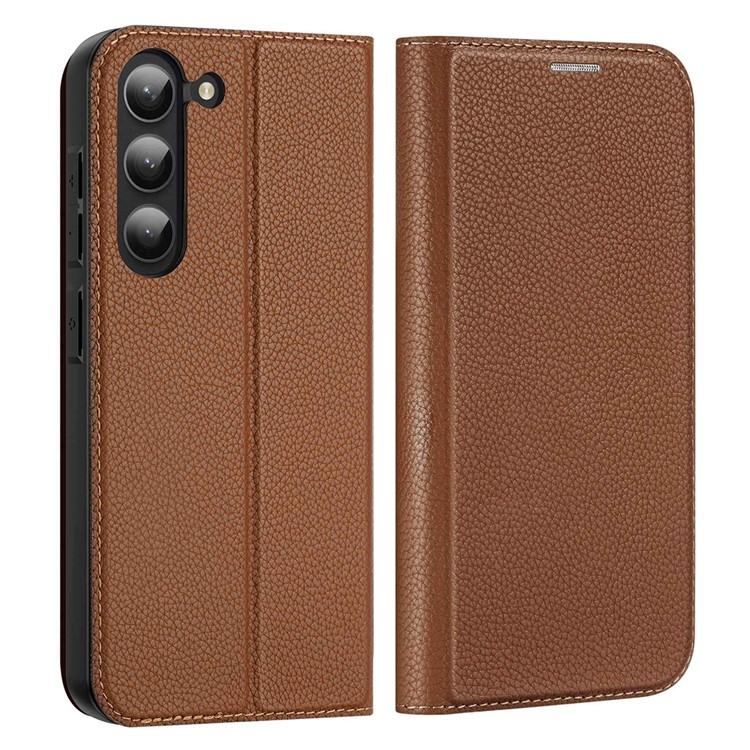 Dux Ducis Dux Ducis Galaxy S23 Plus Plånboksfodral Skin X2 Magnetic - Brun