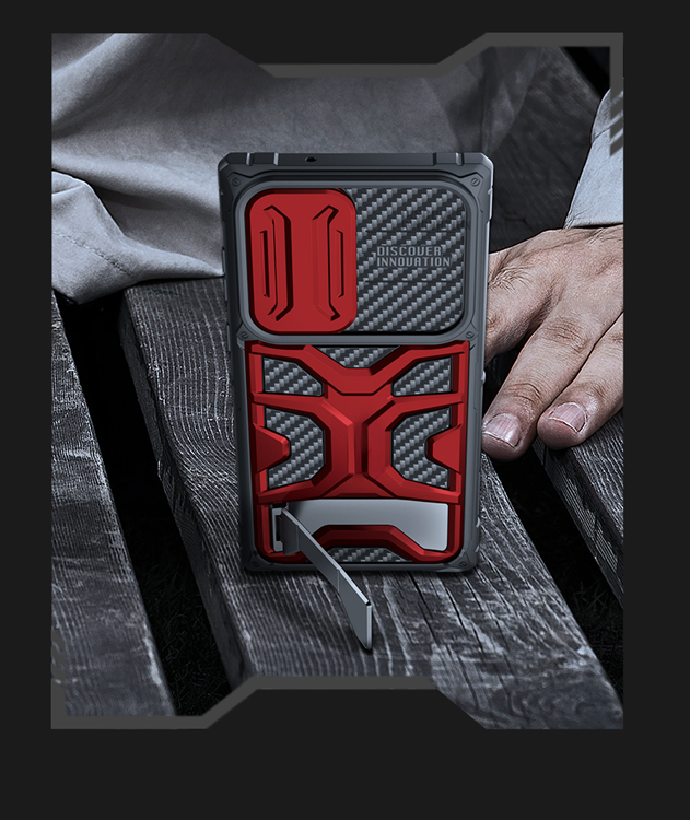 Nillkin Nillkin Galaxy S23 Ultra Skal Adventurer Pro Hybrid - Röd