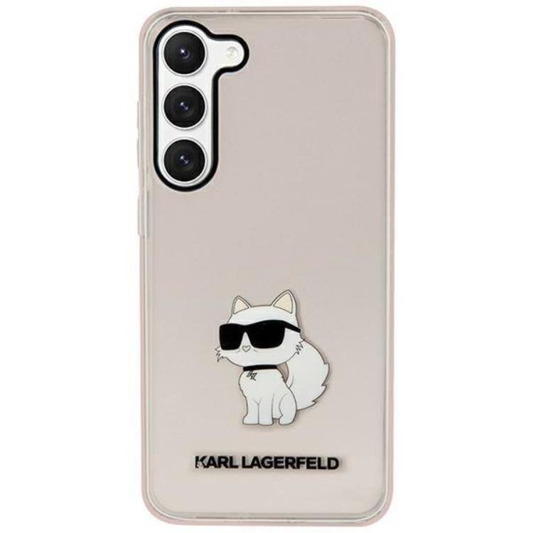 KARL LAGERFELD Karl Lagerfeld Mobilskal till Galaxy S23 Ikonik Choupette - Rosa