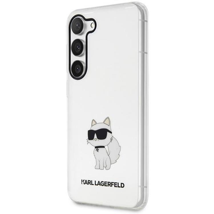 KARL LAGERFELD Karl Lagerfeld Mobilskal till Galaxy S23 Ikonik Choupette - Clear