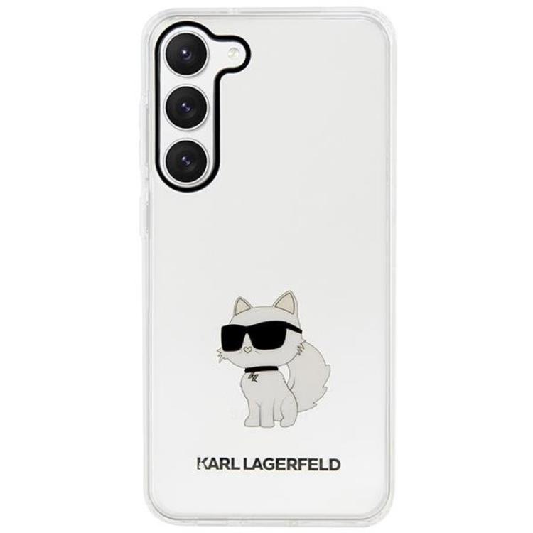 KARL LAGERFELD Karl Lagerfeld Mobilskal till Galaxy S23 Plus Ikonik Choupette - Clear