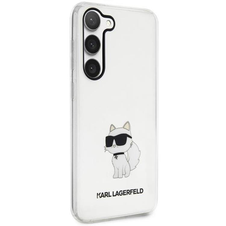 KARL LAGERFELD Karl Lagerfeld Mobilskal till Galaxy S23 Plus Ikonik Choupette - Clear