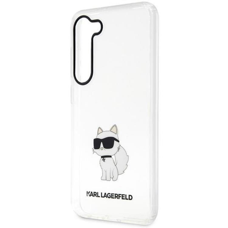 KARL LAGERFELD Karl Lagerfeld Mobilskal till Galaxy S23 Plus Ikonik Choupette - Clear