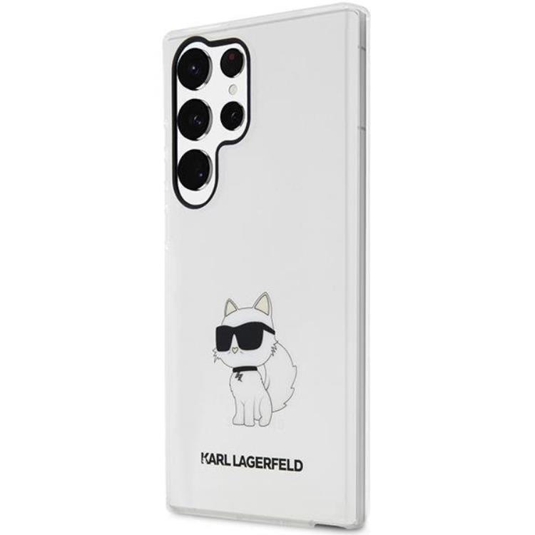KARL LAGERFELD Karl Lagerfeld Mobilskal till Galaxy S23 Ultra Ikonik Choupette - Clear