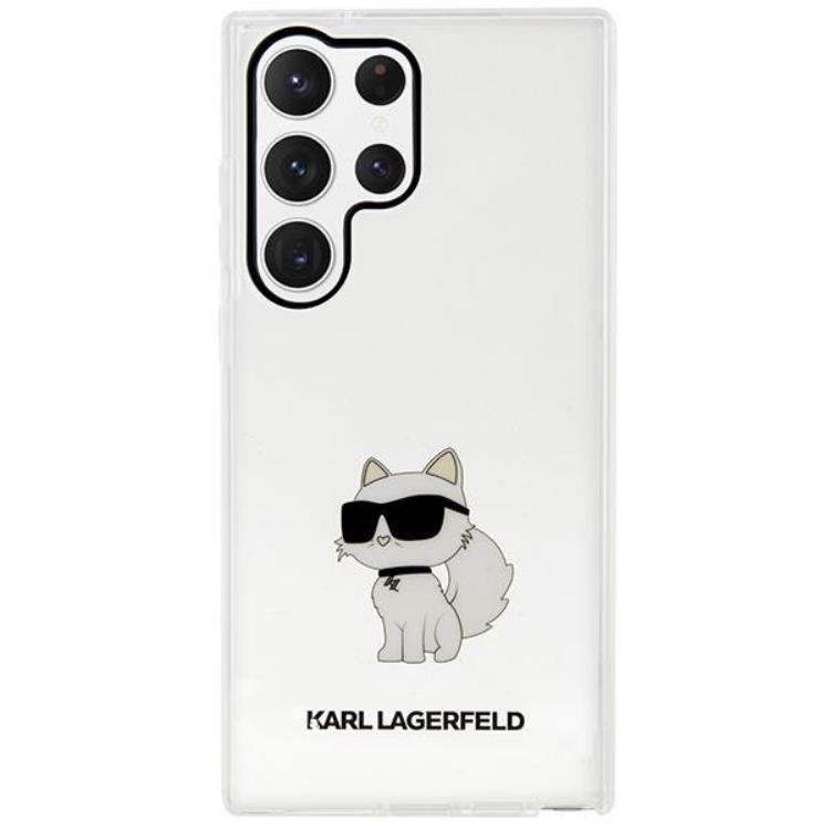 KARL LAGERFELD Karl Lagerfeld Mobilskal till Galaxy S23 Ultra Ikonik Choupette - Clear