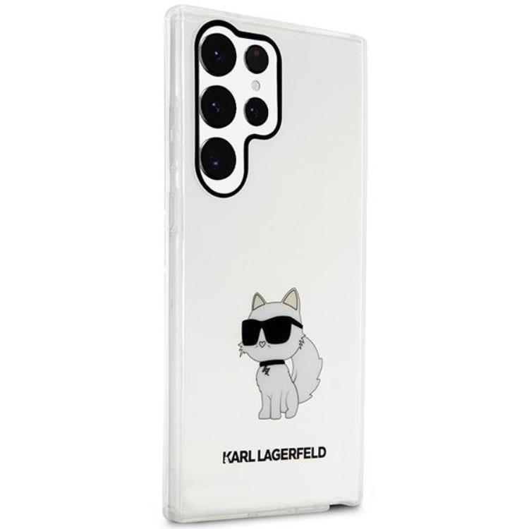KARL LAGERFELD Karl Lagerfeld Mobilskal till Galaxy S23 Ultra Ikonik Choupette - Clear