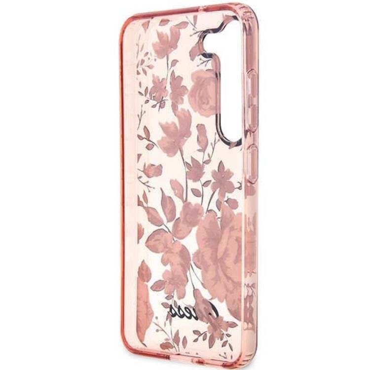 Guess Guess Mobilskal till Galaxy S23 Plus Flower Collection - Rosa