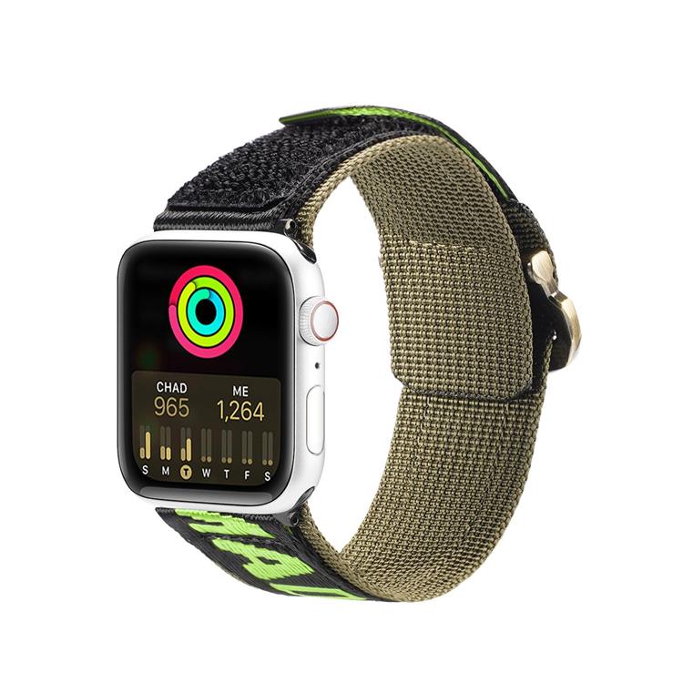 Dux Ducis Dux Ducis Apple Watch 4/5/6/7/8/SE/Ultra (49/45/44/42mm) Armband Nylon - Grön