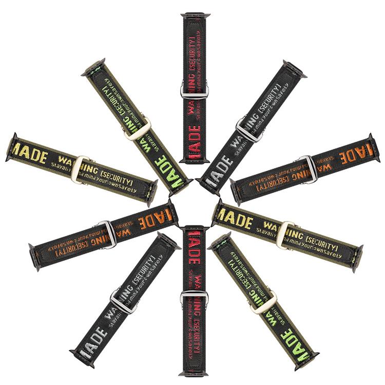 Dux Ducis Dux Ducis Apple Watch 4/5/6/7/8/SE/Ultra (49/45/44/42mm) Armband Nylon - Röd