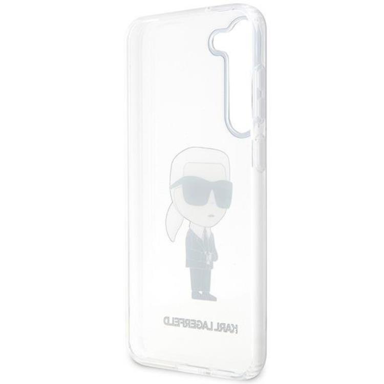 KARL LAGERFELD Karl Lagerfeld Mobilskal till Galaxy S23 Plus Ikonik Karl - Clear
