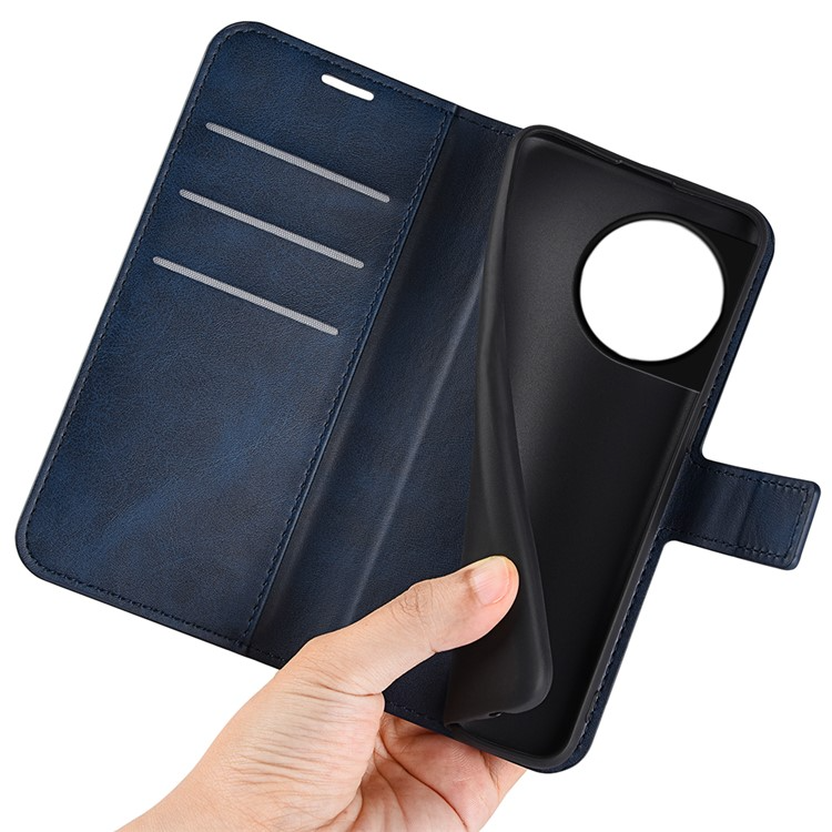 OEM OnePlus 11 5G Plånboksfodral Calf Texture Flip - Blå